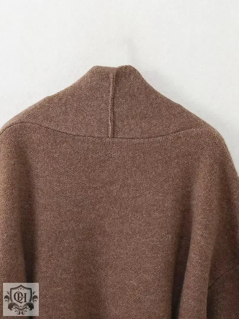 Long Sleeved Belted Coat