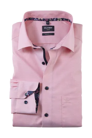 Luxor Modern Fit Plain Shirt - Pink