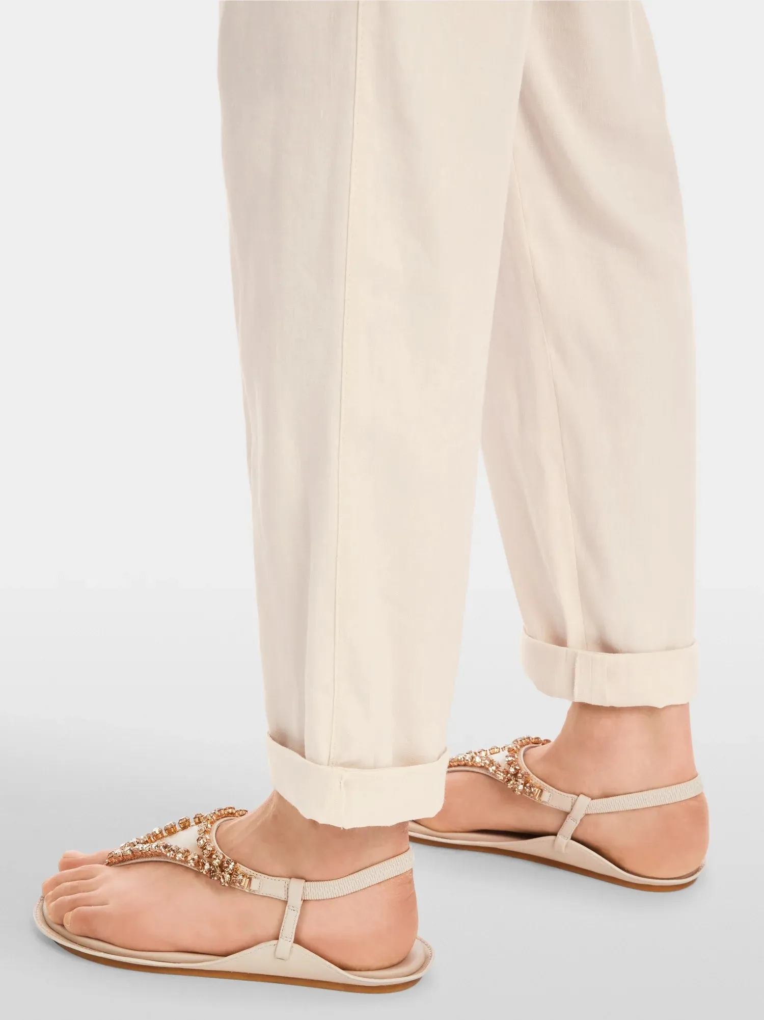 Marc Cain Beige Magnolia RHODOS casual trousers