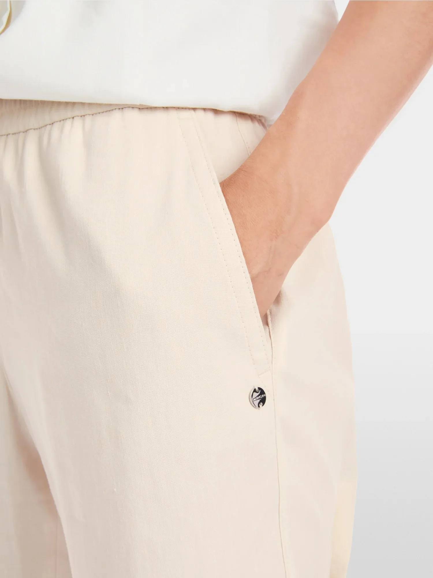 Marc Cain Beige Magnolia RHODOS casual trousers