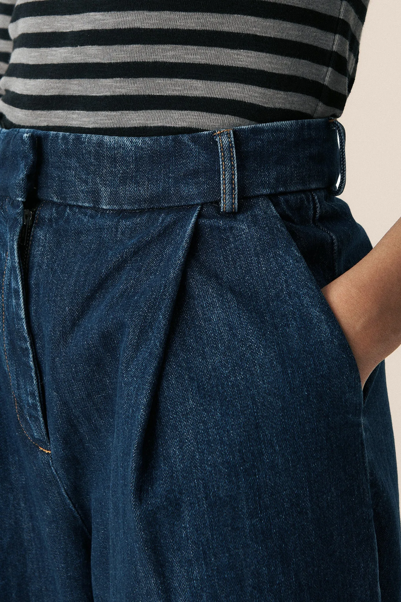 Market Organic Denim Trouser - Indigo
