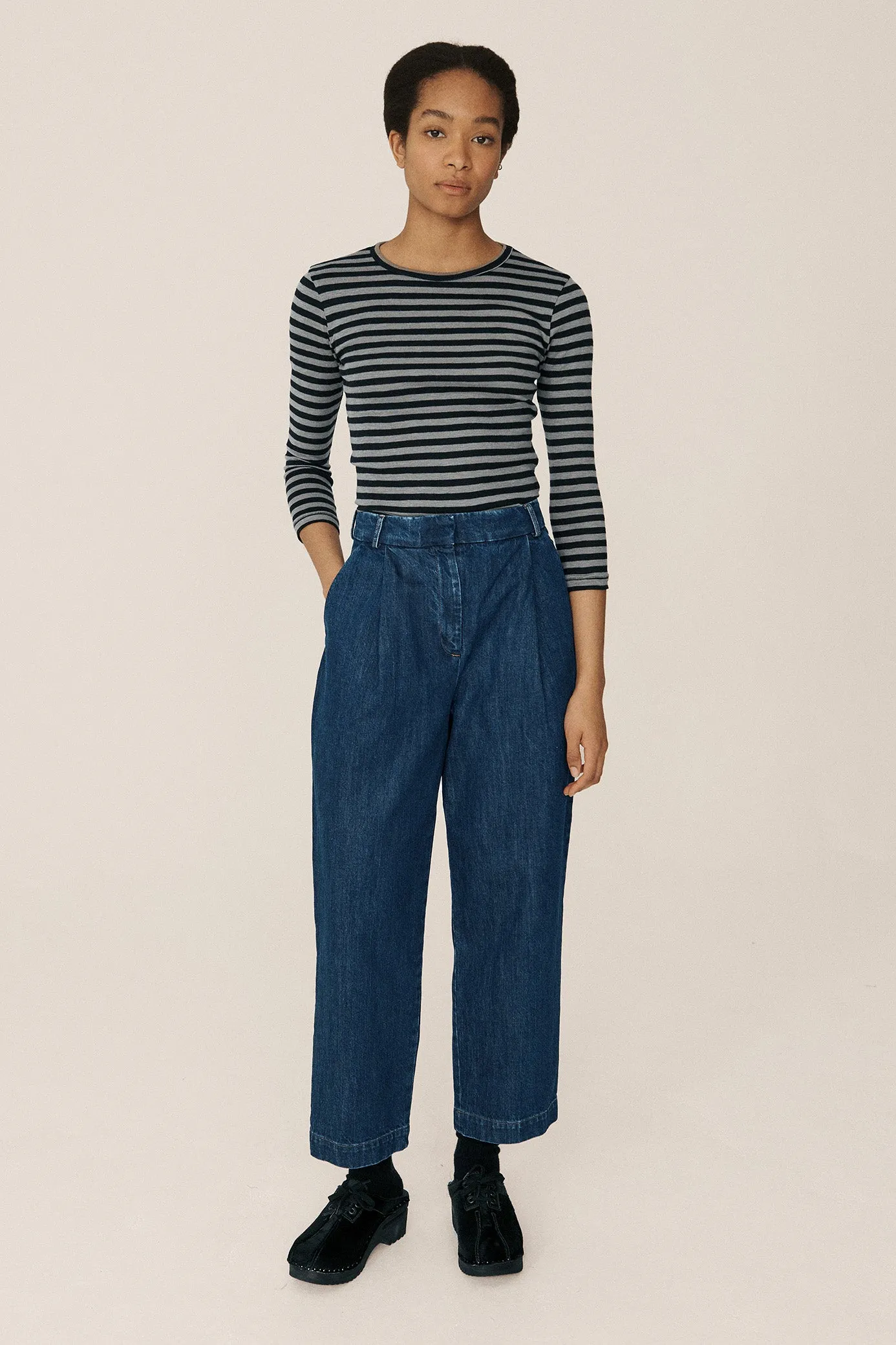 Market Organic Denim Trouser - Indigo