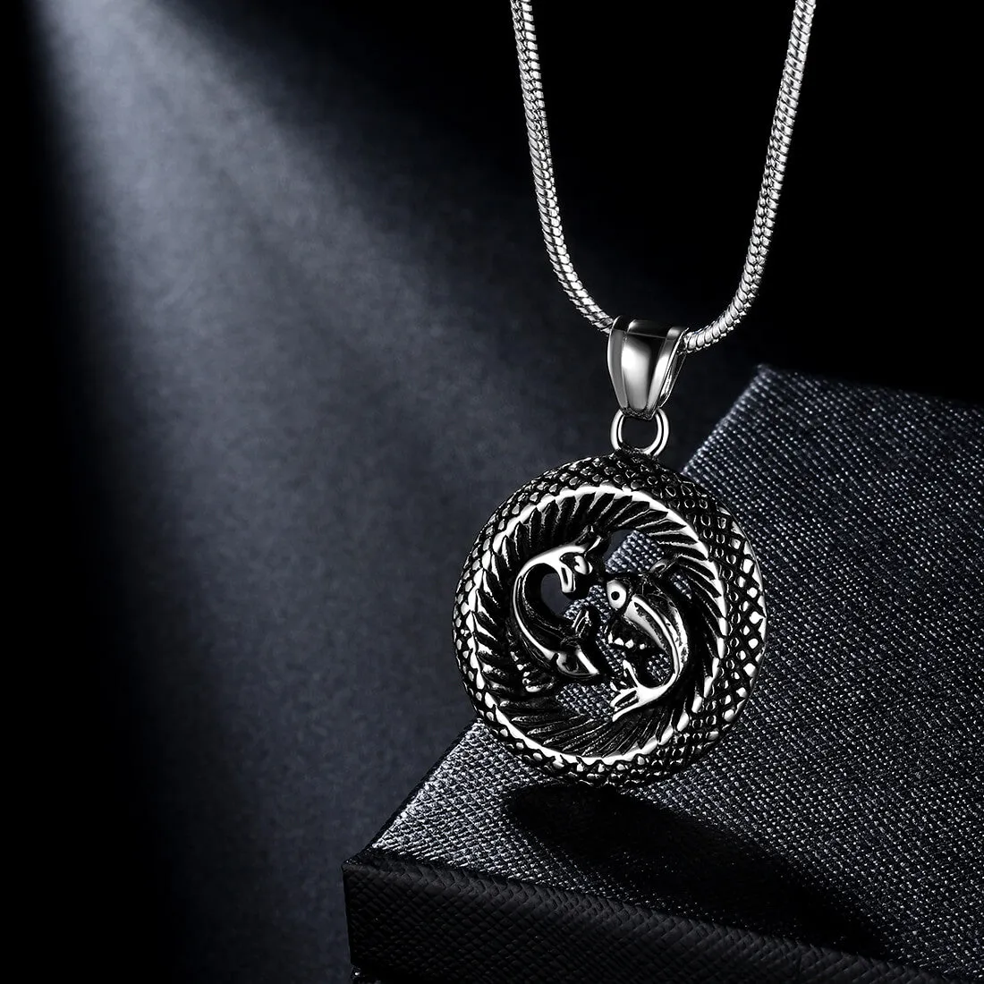 Men Zodiac Pisces Necklace Pendant Star Sign Constellation Jewelry Women Boys Girls Birthday Gift