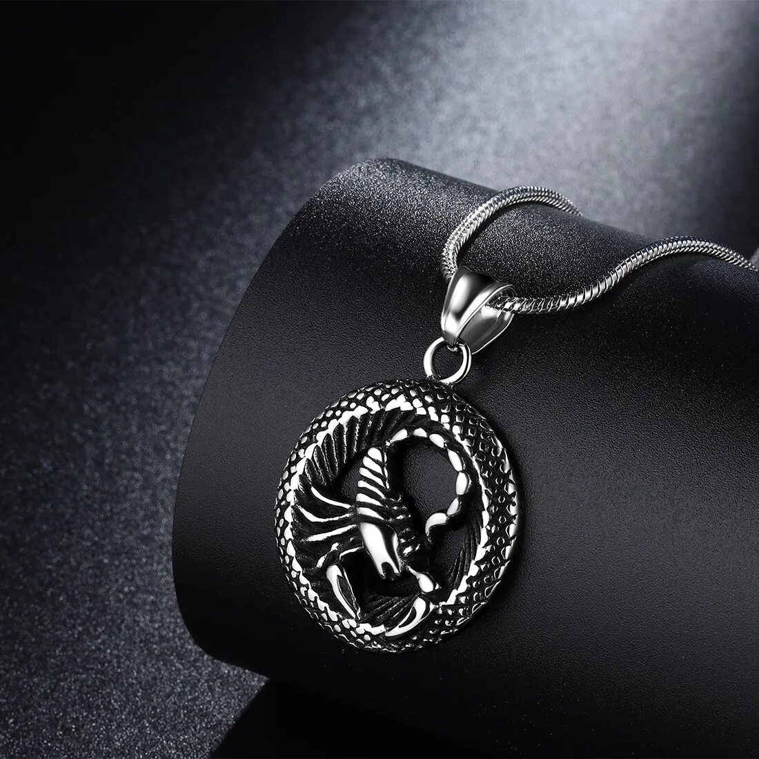 Men Zodiac Scorpio Necklace Pendant Star Sign Constellation Jewelry Women Boys Girls Birthday Gift