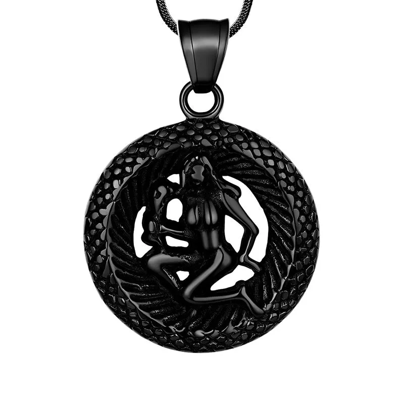 Men Zodiac Virgo Necklace Pendant Star Sign Constellation Jewelry Women Boys Girls Birthday Gift