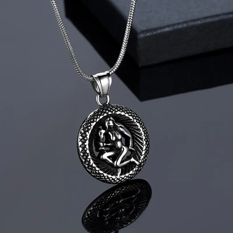 Men Zodiac Virgo Necklace Pendant Star Sign Constellation Jewelry Women Boys Girls Birthday Gift