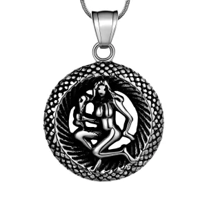 Men Zodiac Virgo Necklace Pendant Star Sign Constellation Jewelry Women Boys Girls Birthday Gift