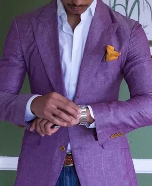 Men's Stylish Linen Blazer