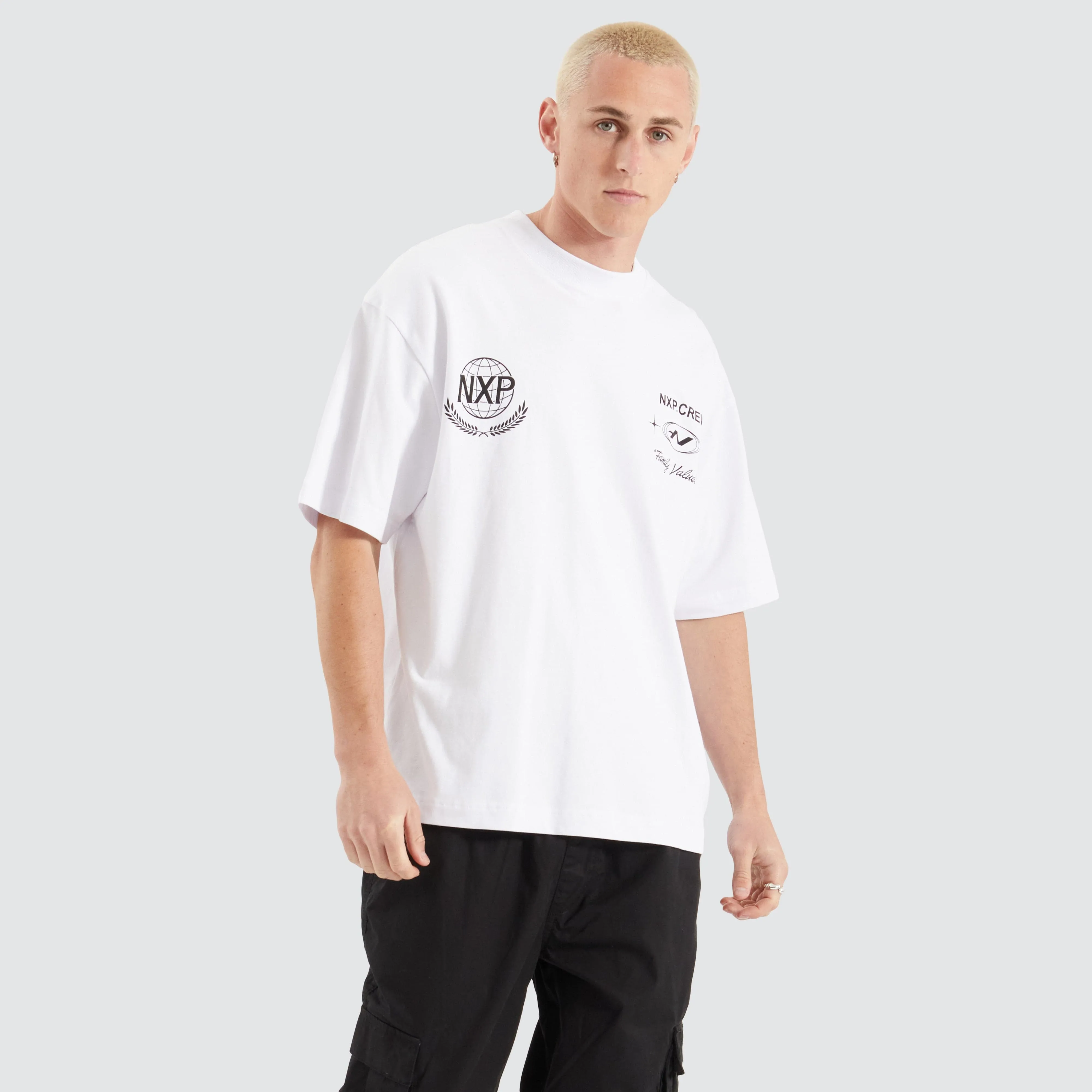 Mode Heavy Street Tee Optical White