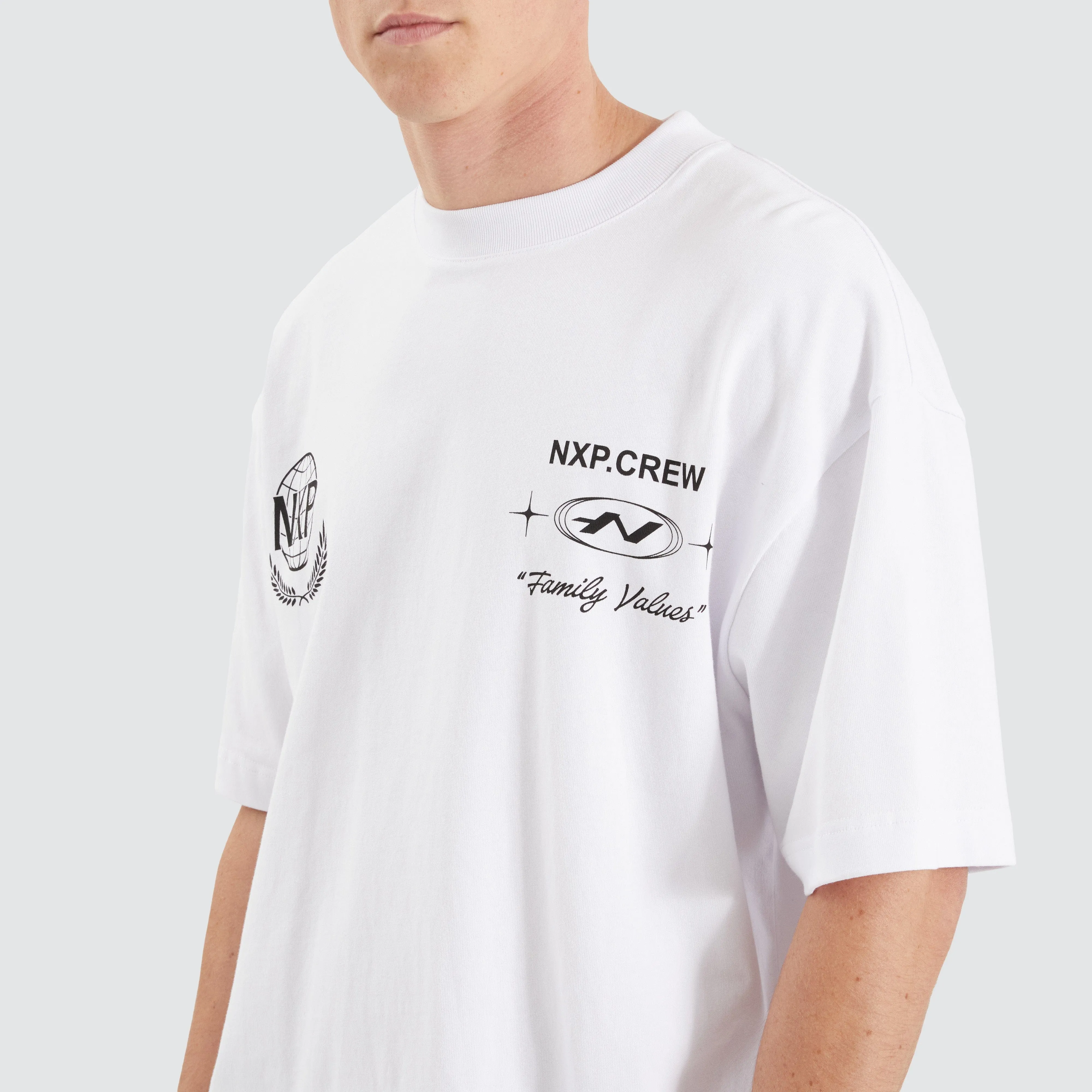 Mode Heavy Street Tee Optical White