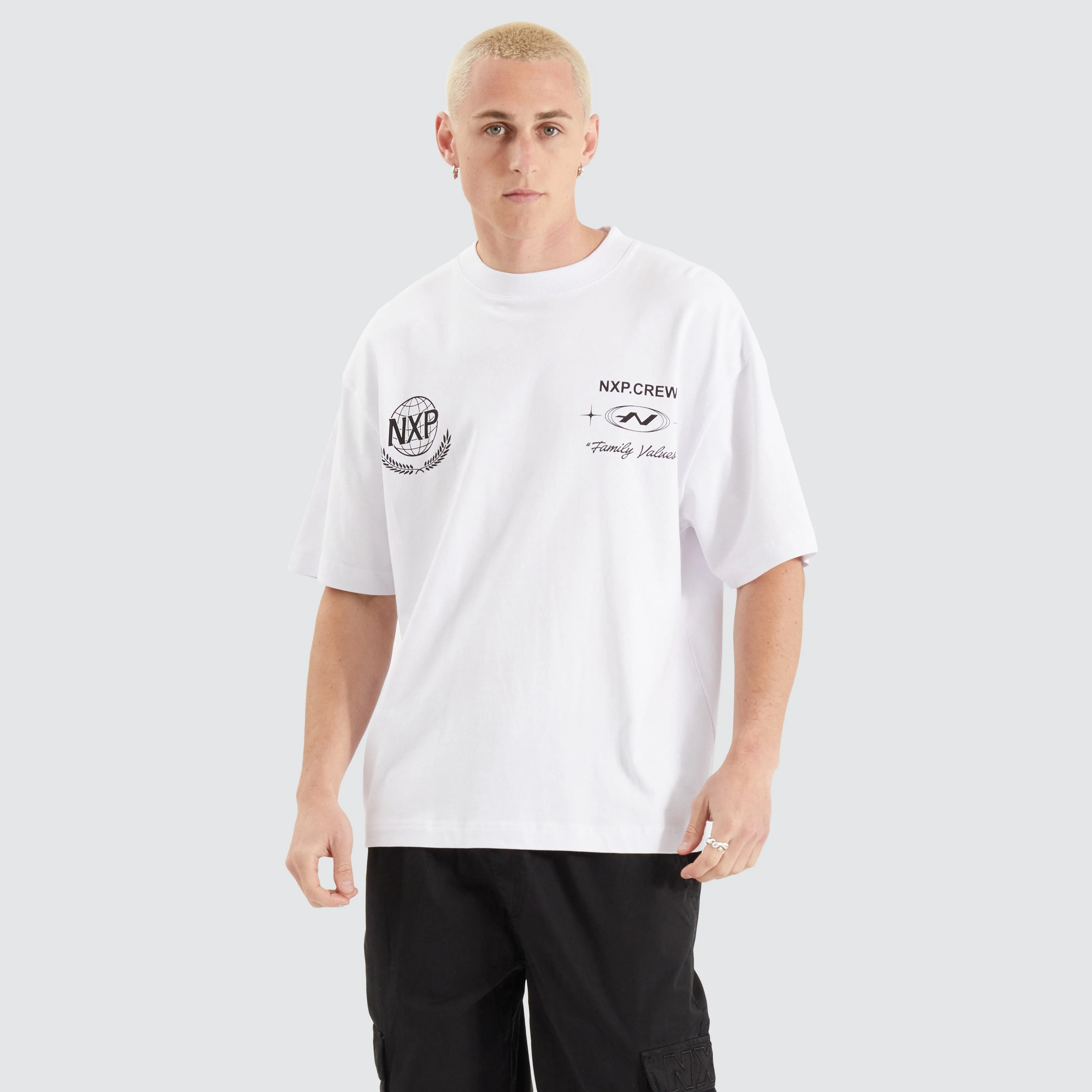 Mode Heavy Street Tee Optical White