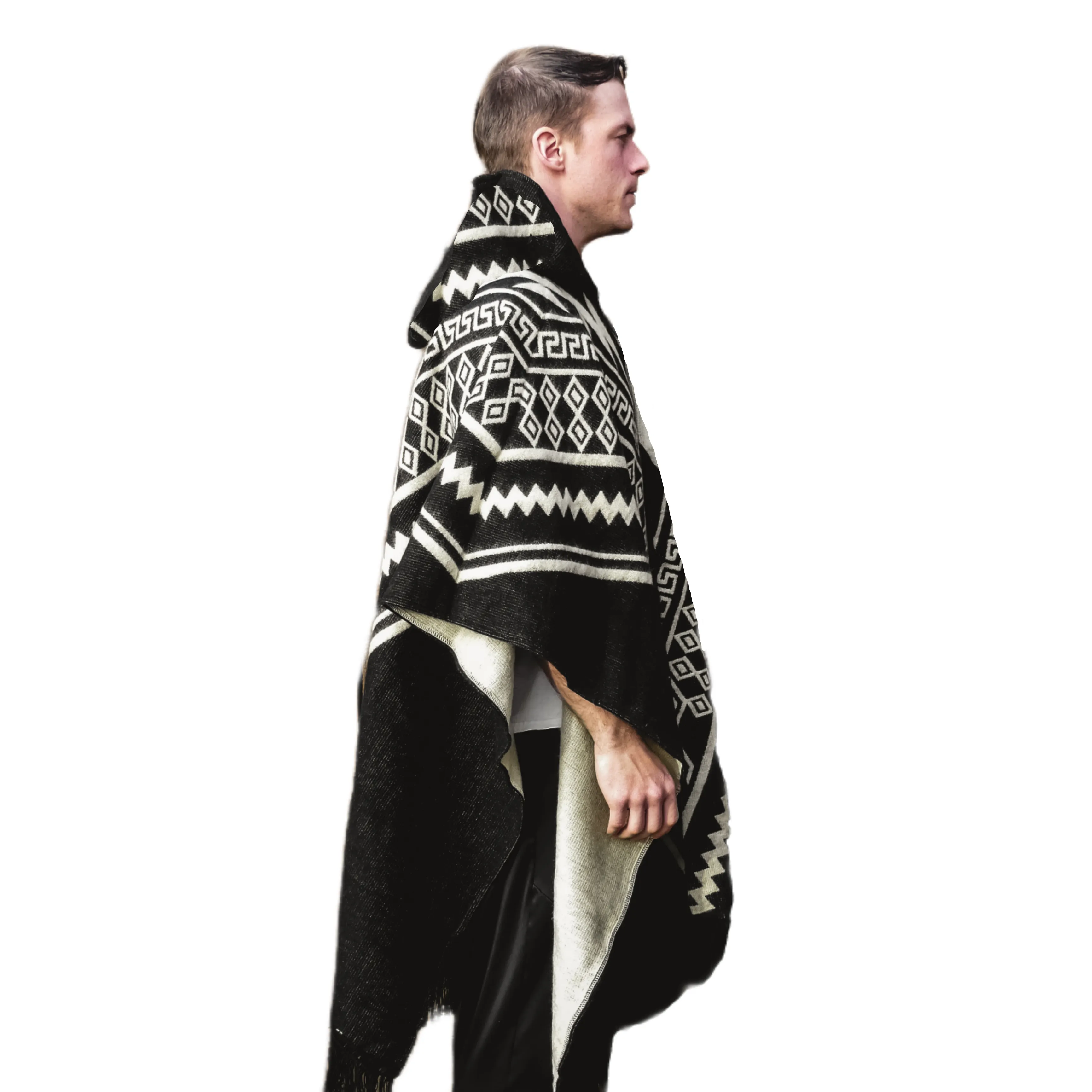 Monte - Black Poncho
