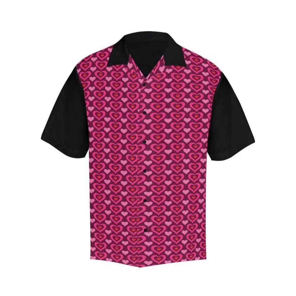MY GROOVY VALENTINE Men's Button Up Shirt