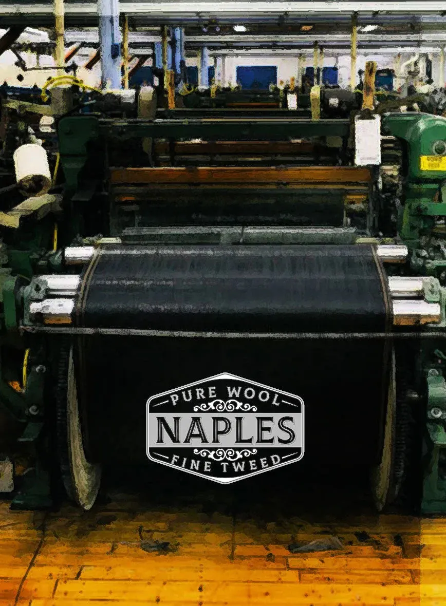 Naples Derby Green Highland Tweed Trousers