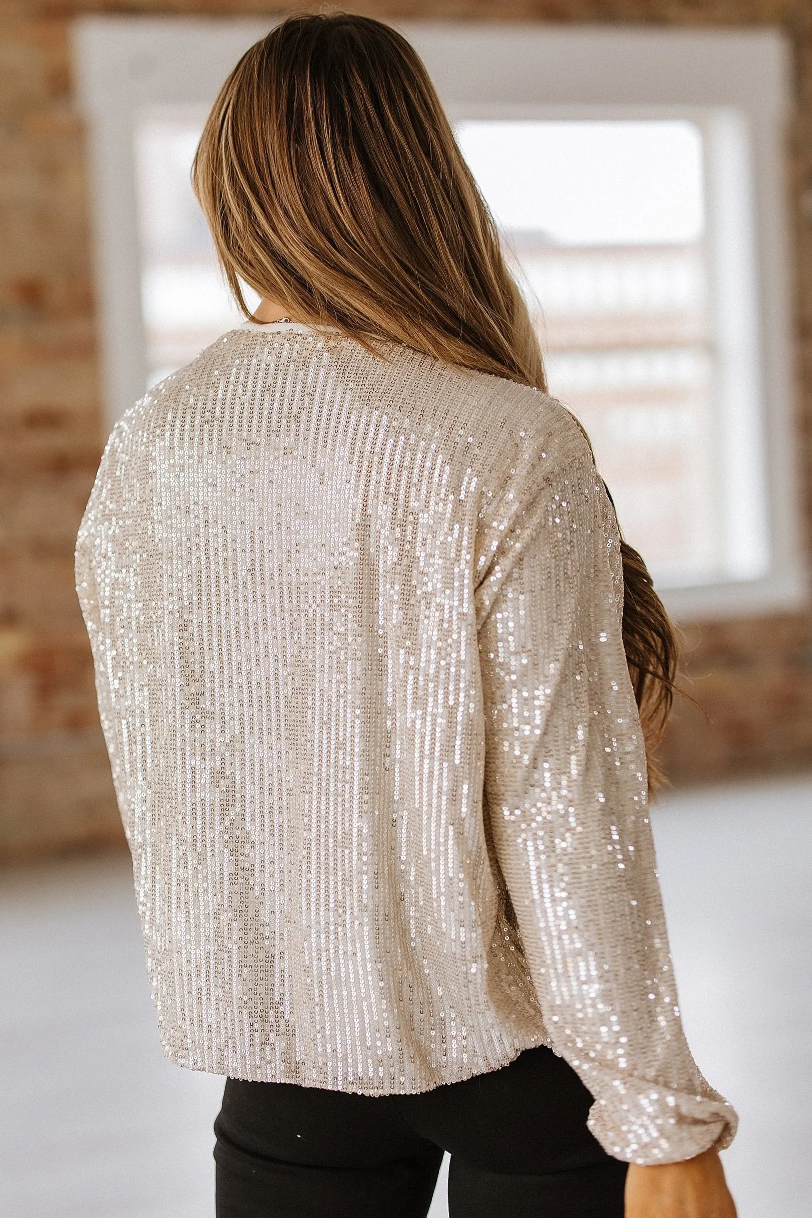 Nick Sequin Zip up Jacket | S-3XL | PRE ORDER