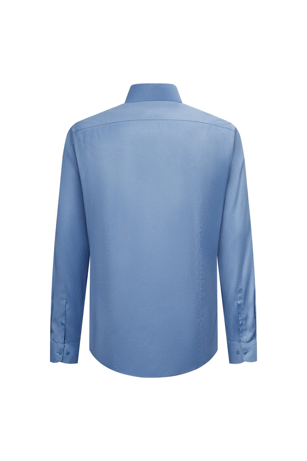 Non-Iron Cotton Stretch Shirt in Smart Fit with Chest Pocket
