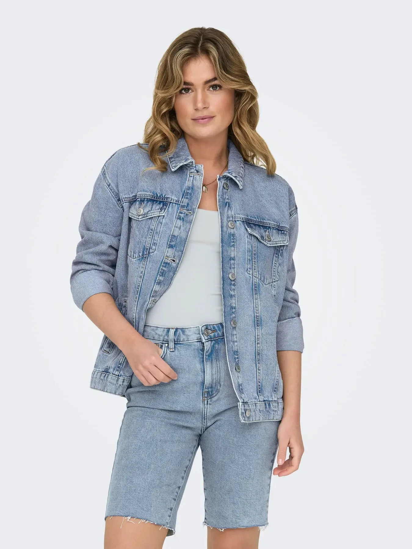 Ocean Oversized Denim Jacket