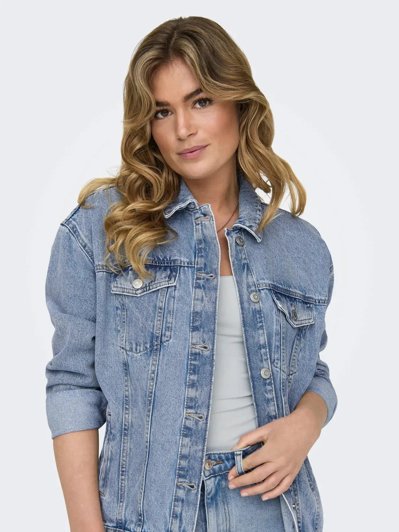 Ocean Oversized Denim Jacket