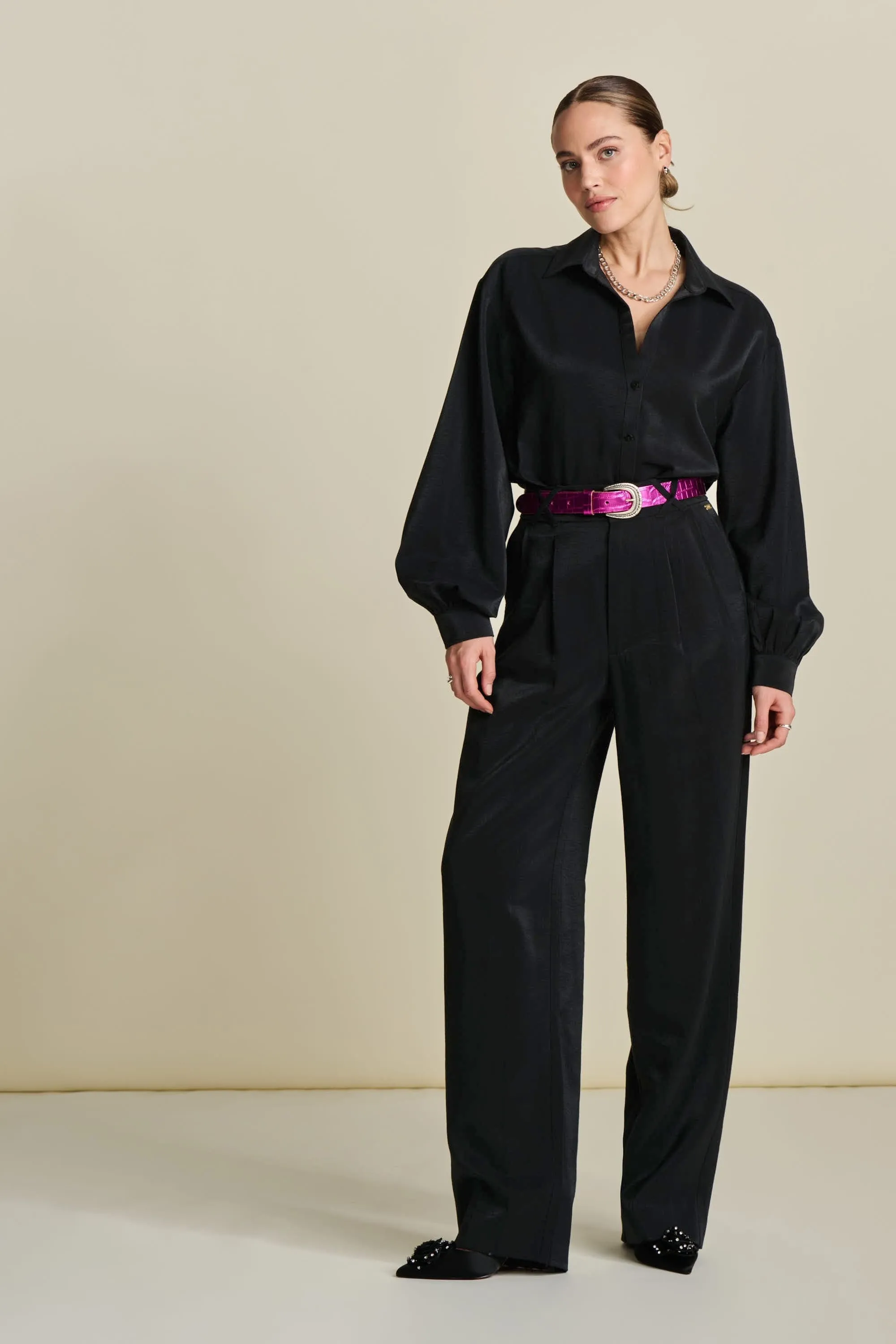 PANTS - Shimmer Black
