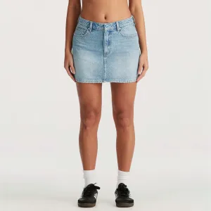 RELAXED MINI SKIRT | CRYSTAL BLUE