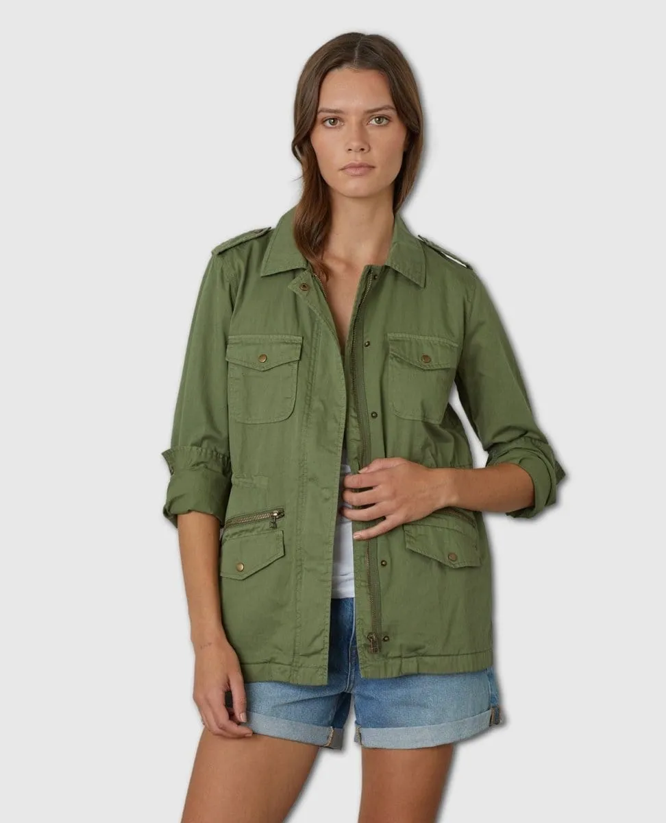 Ruby Army Jacket Moss