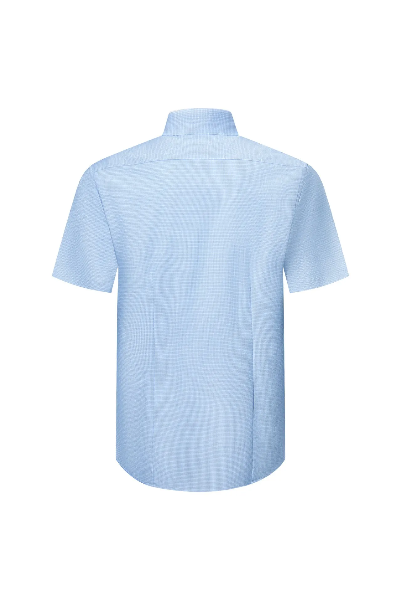Silky Touch Stretch 2 Tone Shirt in Smart Fit Short Sleeve