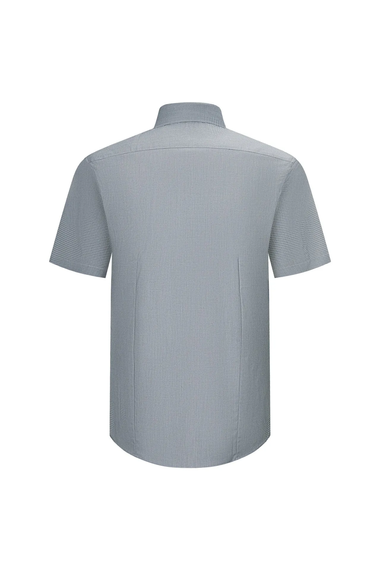 Silky Touch Stretch 2 Tone Shirt in Smart Fit Short Sleeve