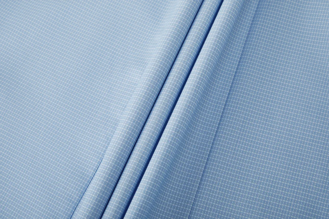 Silky Touch Stretch 2 Tone Shirt in Smart Fit Short Sleeve