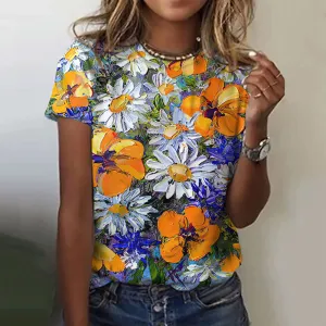 Soft Bloom Tee Top