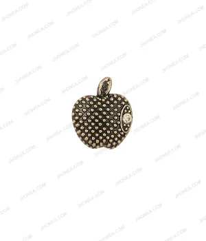 Sparkling Diamond Apple Design Hotfix for Party Wear Dresses