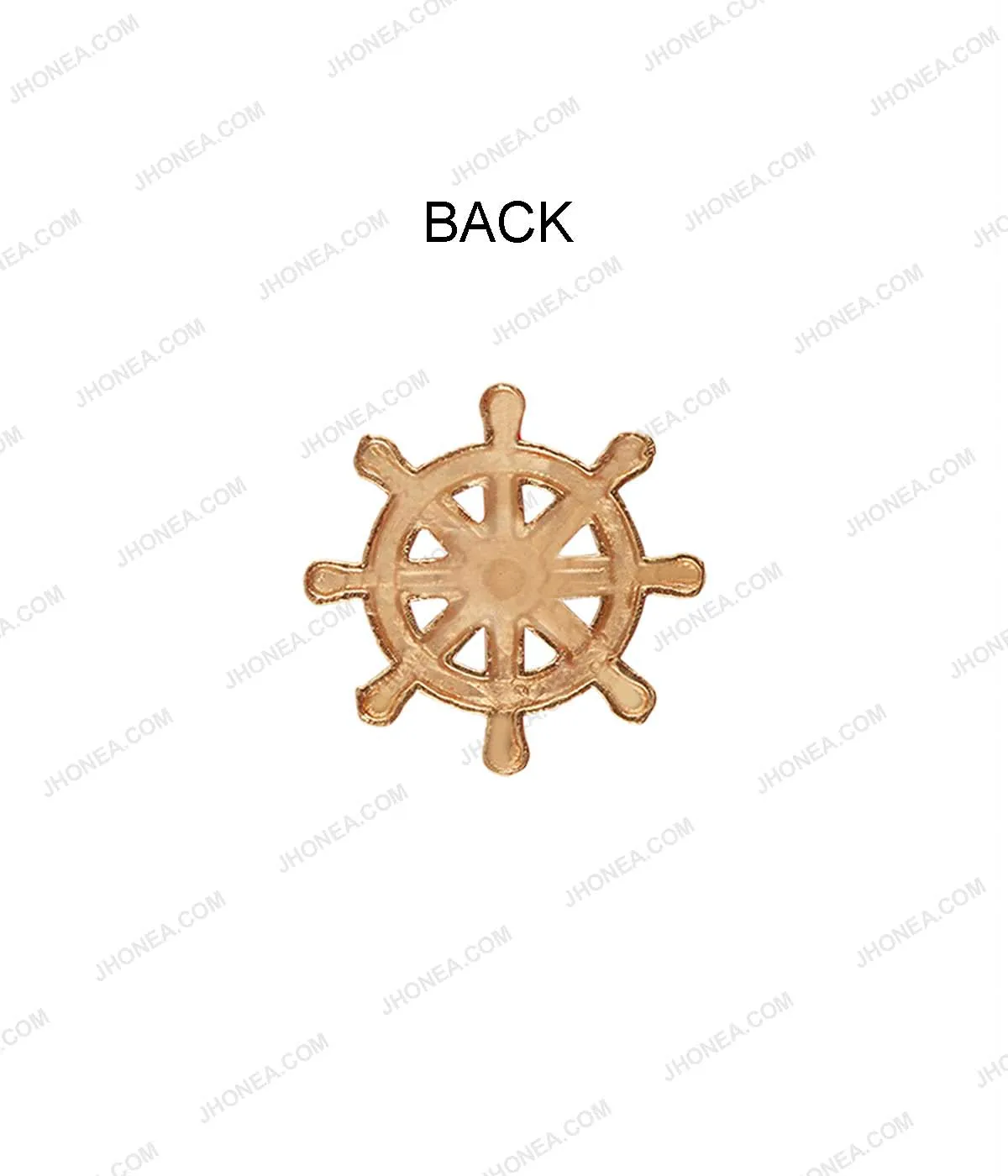 Steering Ship Wheel Royal Tri-Color Hotfix for Jeans