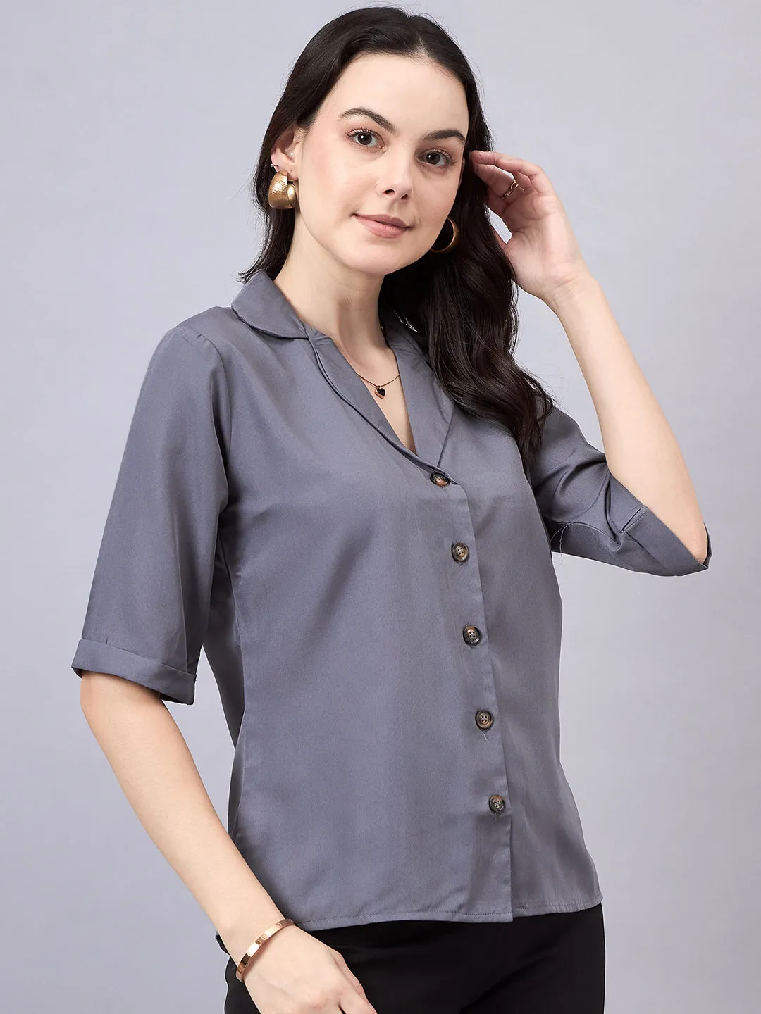 Style Quotient Women Smart Formal Shirt