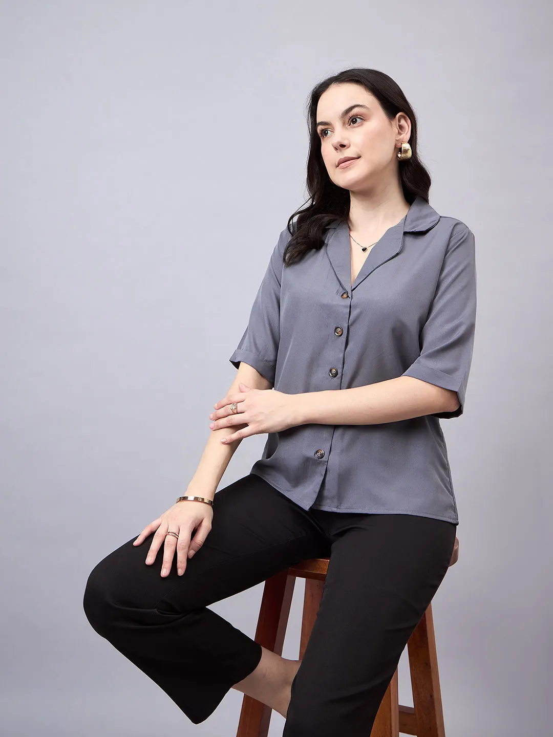 Style Quotient Women Smart Formal Shirt