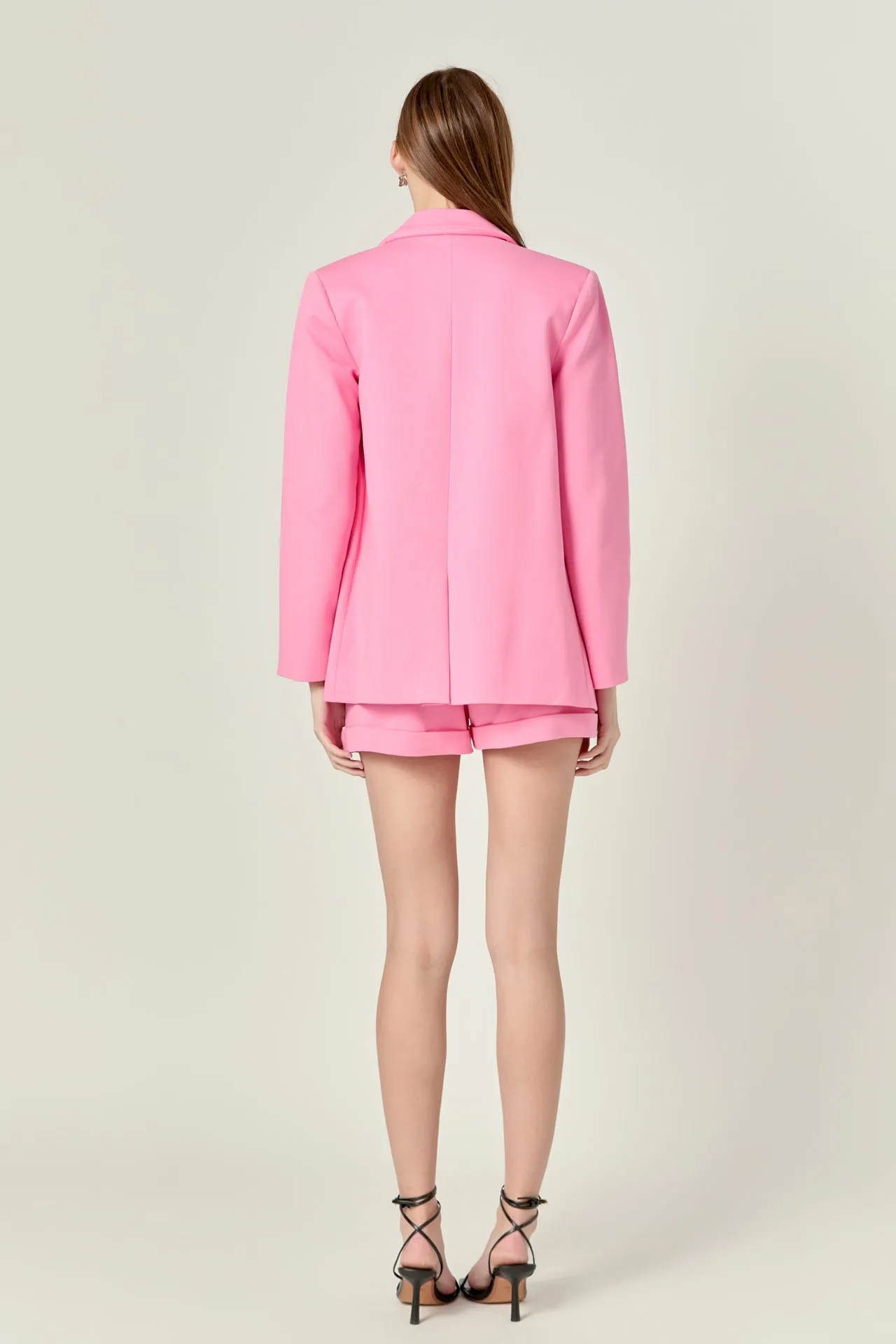 Terry Round Collared Blazer