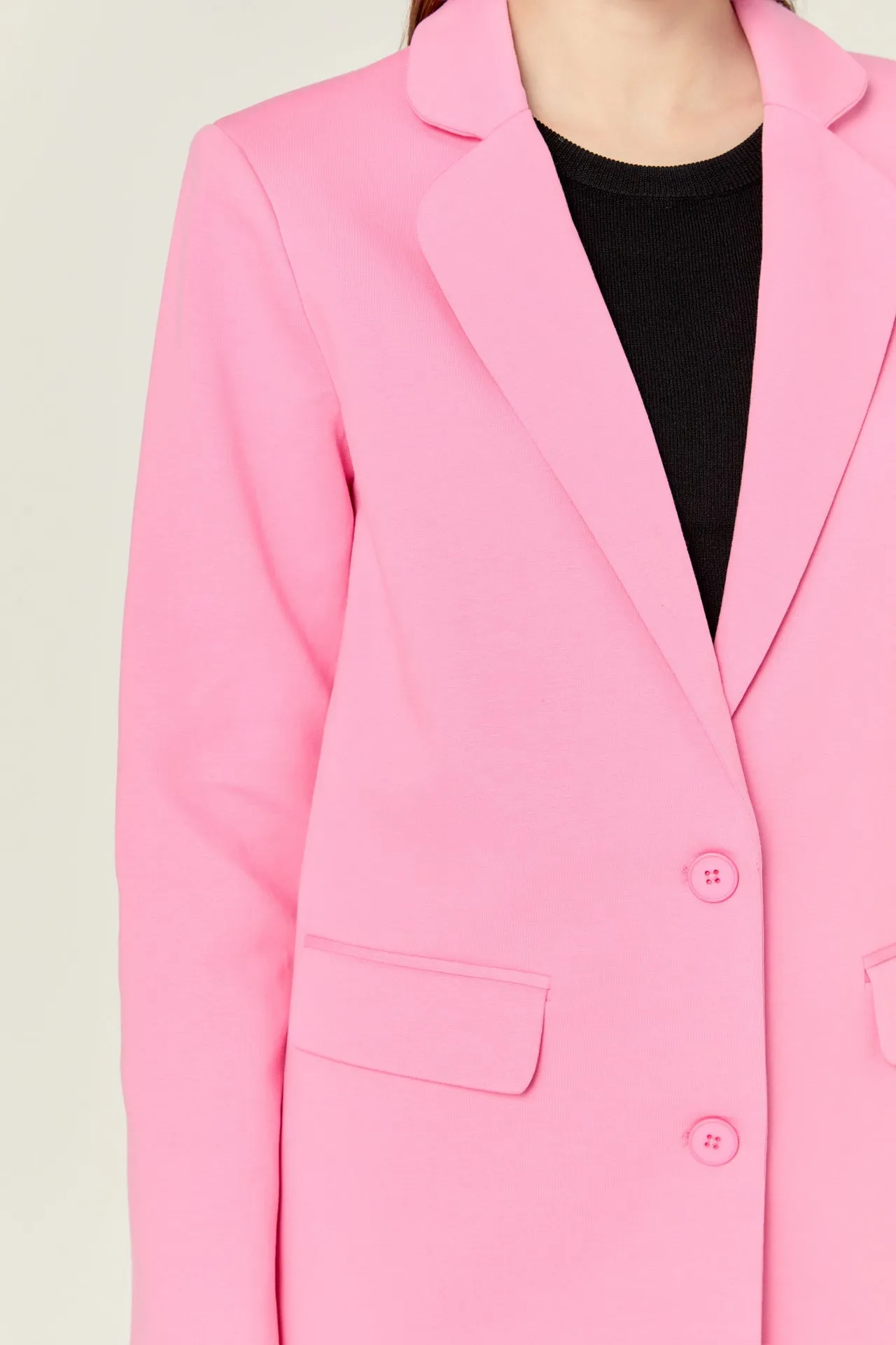 Terry Round Collared Blazer