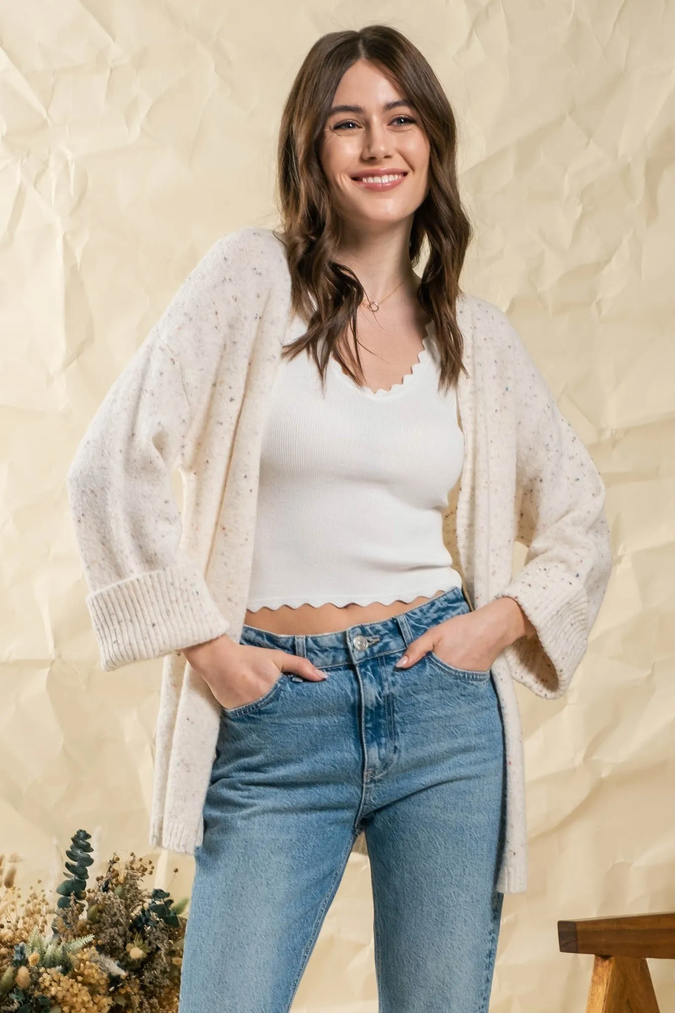 The Cozy Confetti Cardigan
