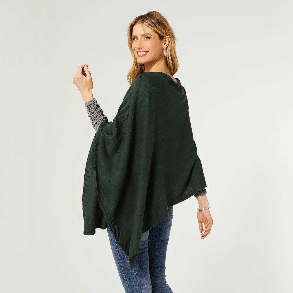The Lightweight Ponchos - Deep Green