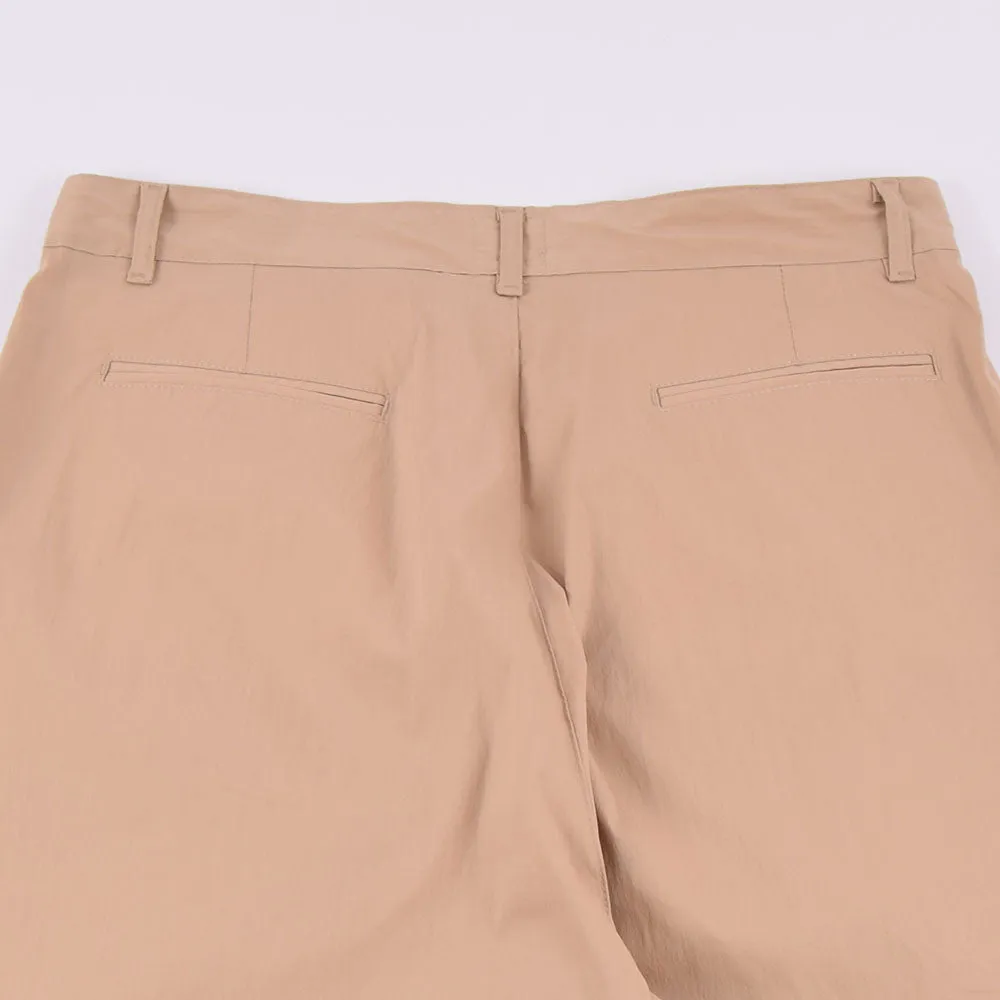 VDR Beige Tropical Two-Tuck Pants